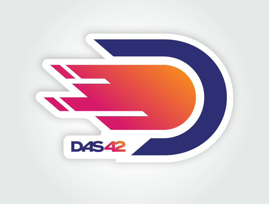 Image of DAS42 logo sticker